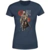 Star Wars The Mandalorian Mando'a Script Women's T-Shirt - Navy