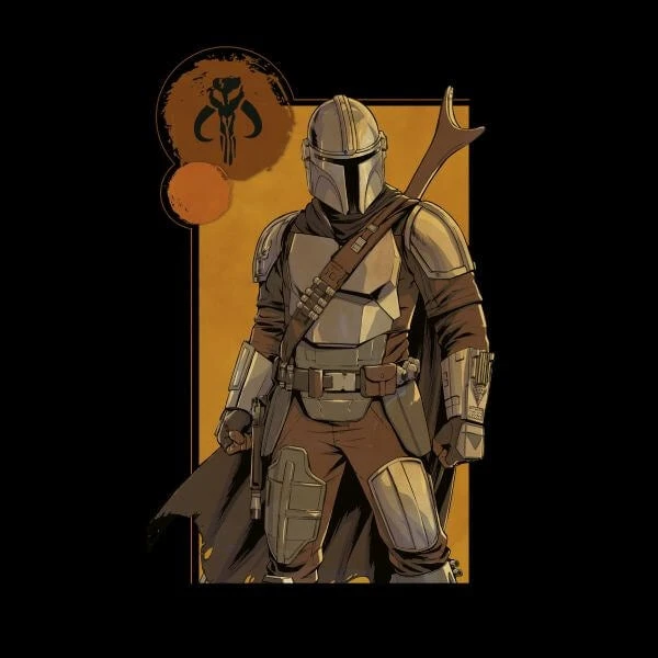 Star Wars The Mandalorian Composition Women's T-Shirt - Black 4 Star Wars The Mandalorian Composition Women's T-Shirt - Black - Image 2