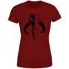 Star Wars The Mandalorian Mando Badge Women's T-Shirt - Burgundy