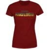 Star Wars The Mandalorian Sunset Logo Women's T-Shirt - Burgundy -Fashion Clothing Shop 14263898 5515027351364885