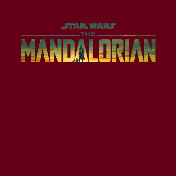 Star Wars The Mandalorian Sunset Logo Women's T-Shirt - Burgundy 4 Star Wars The Mandalorian Sunset Logo Women's T-Shirt - Burgundy - Image 2