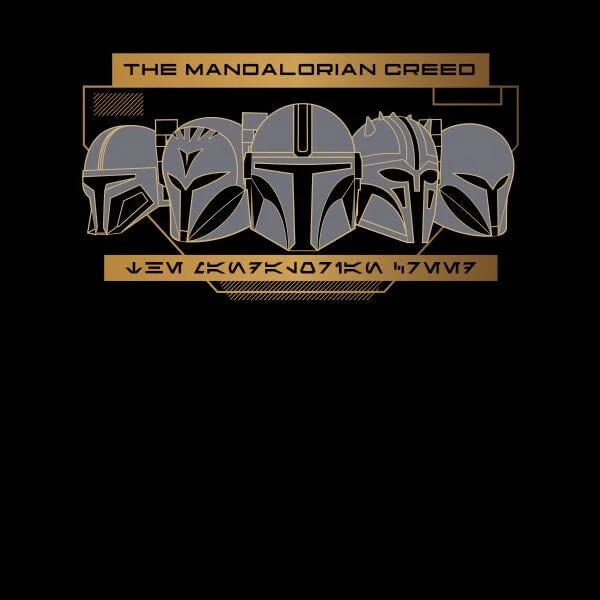Star Wars The Mandalorian Creed Women's T-Shirt - Black 4 Star Wars The Mandalorian Creed Women's T-Shirt - Black - Image 2