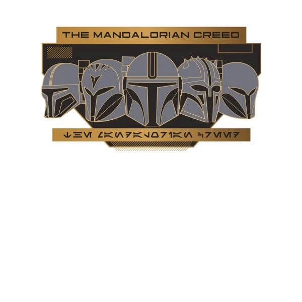 Star Wars The Mandalorian Creed Women's T-Shirt - White 4 Star Wars The Mandalorian Creed Women's T-Shirt - White - Image 2