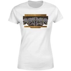 Star Wars The Mandalorian Creed Women's T-Shirt - White