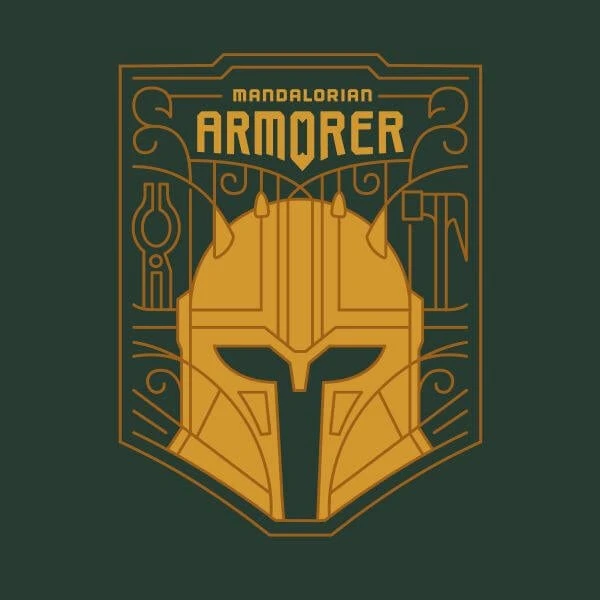 Star Wars The Mandalorian The Armorer Badge Women's T-Shirt - Green 4 Star Wars The Mandalorian The Armorer Badge Women's T-Shirt - Green - Image 2