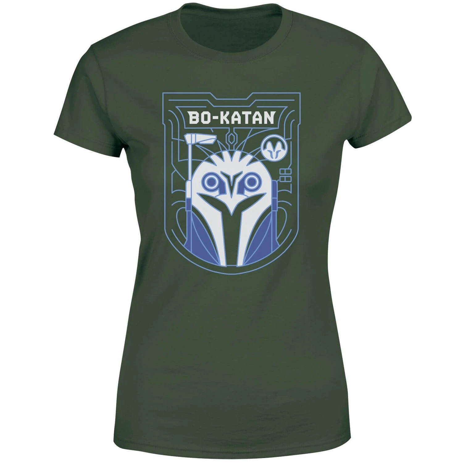 Star Wars The Mandalorian Bo-Katan Badge Women's T-Shirt - Green 3 Star Wars The Mandalorian Bo-Katan Badge Women's T-Shirt - Green
