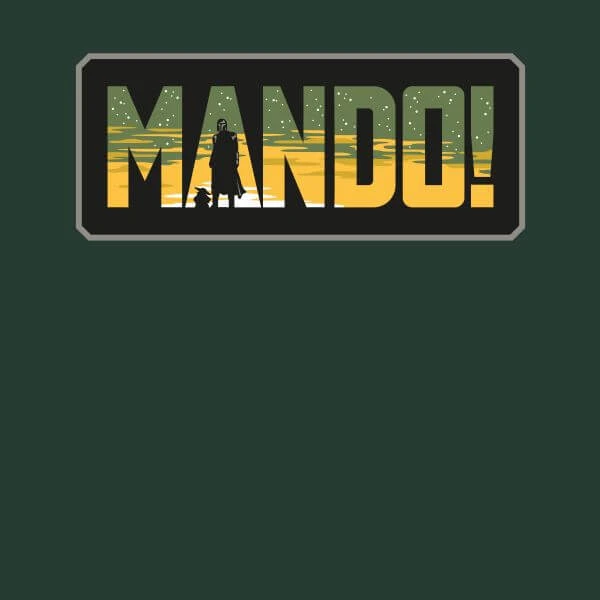 Star Wars The Mandalorian Mando! Women's T-Shirt - Green 4 Star Wars The Mandalorian Mando! Women's T-Shirt - Green - Image 2