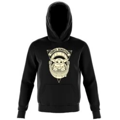Star Wars The Mandalorian Force Sensitive Kids' Hoodie - Black