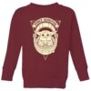 Star Wars The Mandalorian Force Sensitive Kids' Sweatshirt - Burgundy 2 Star Wars The Mandalorian Force Sensitive Kids' Sweatshirt - Burgundy -Fashion Clothing Shop 14264503 1195027078888889
