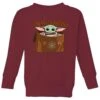 Star Wars The Mandalorian I'm With Mando Kids' Sweatshirt - Burgundy 1 Star Wars The Mandalorian I'm With Mando Kids' Sweatshirt - Burgundy -Fashion Clothing Shop 14264569 1685027079446508