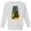 Star Wars The Mandalorian Artistic Pose Kids' Sweatshirt - White -Fashion Clothing Shop 14264599 8635027079744570