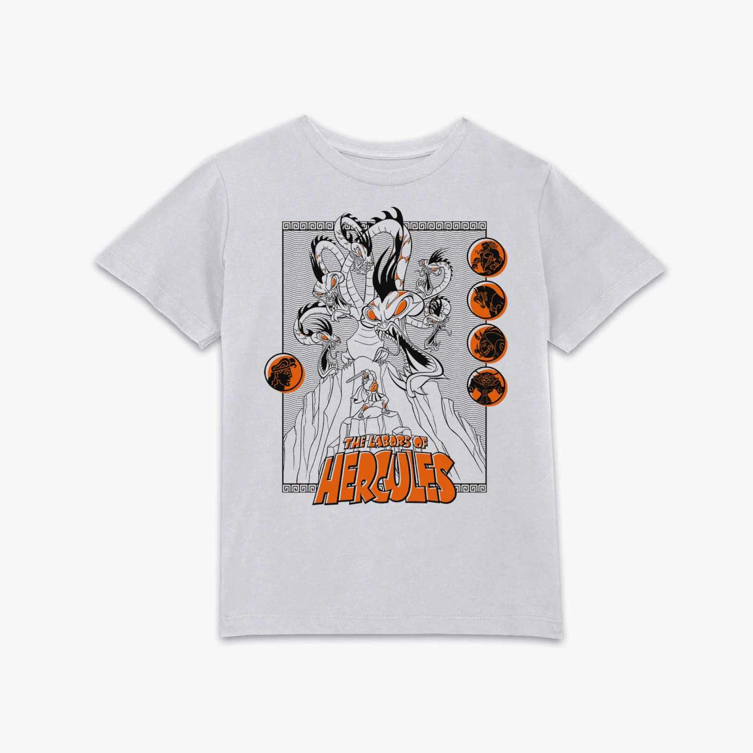 Hercules Labors Of Hercules Kids' T-Shirt - White 3 Hercules Labors Of Hercules Kids' T-Shirt - White
