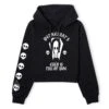 The Addams Family Wednesday's Child Is Full Of Woe Women's Cropped Hoodie - Black 2 The Addams Family Wednesday's Child Is Full Of Woe Women's Cropped Hoodie - Black -Fashion Clothing Shop 14266318 1285033306199345