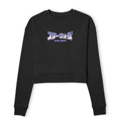 Star Wars Princess Leia Women's Cropped Sweatshirt - Black